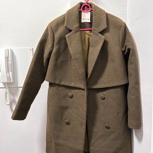 C/MEO COLLECTIVE Women's Straight Talker Long Sleeve Coat